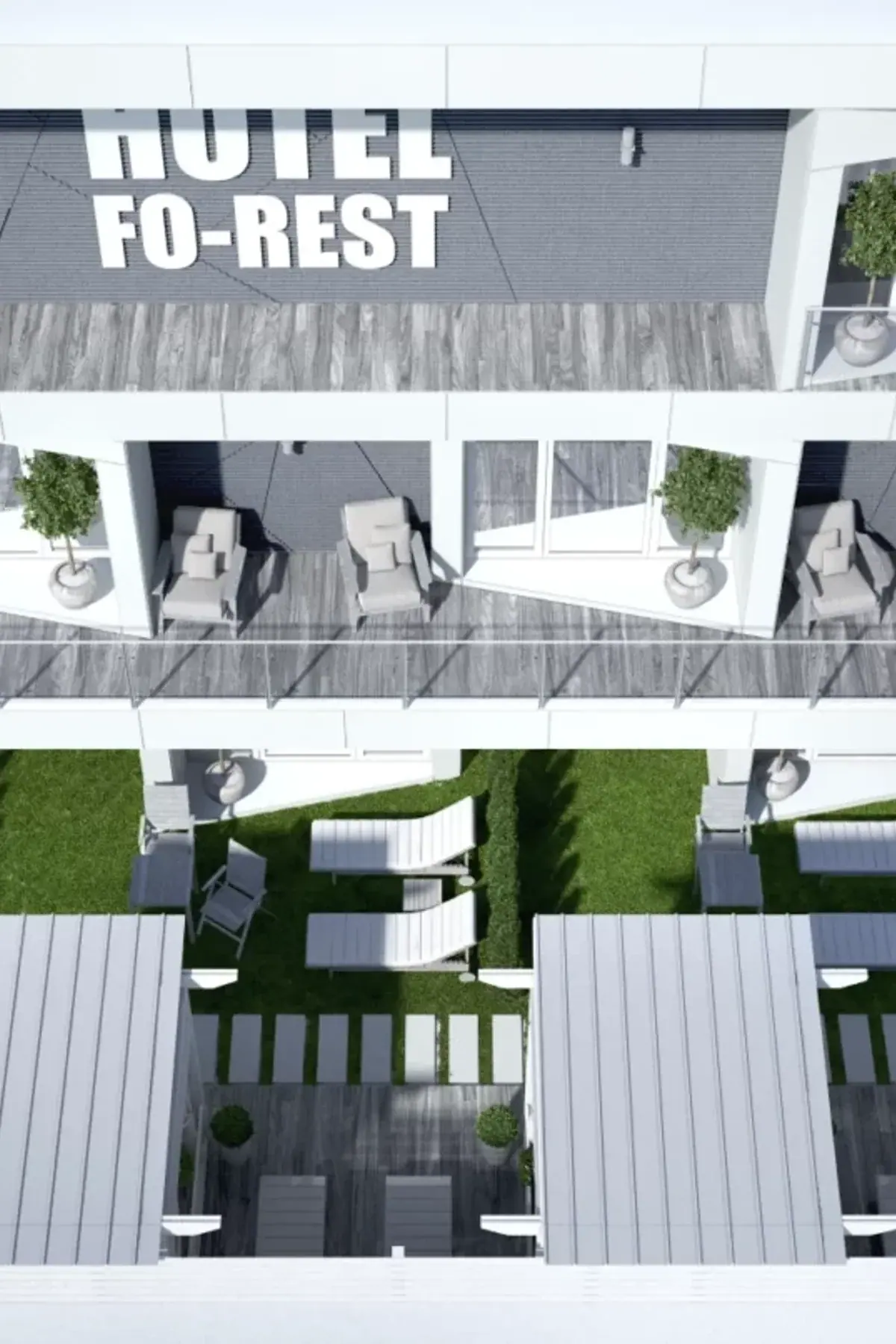 Forest Hotel vertical project frame 2